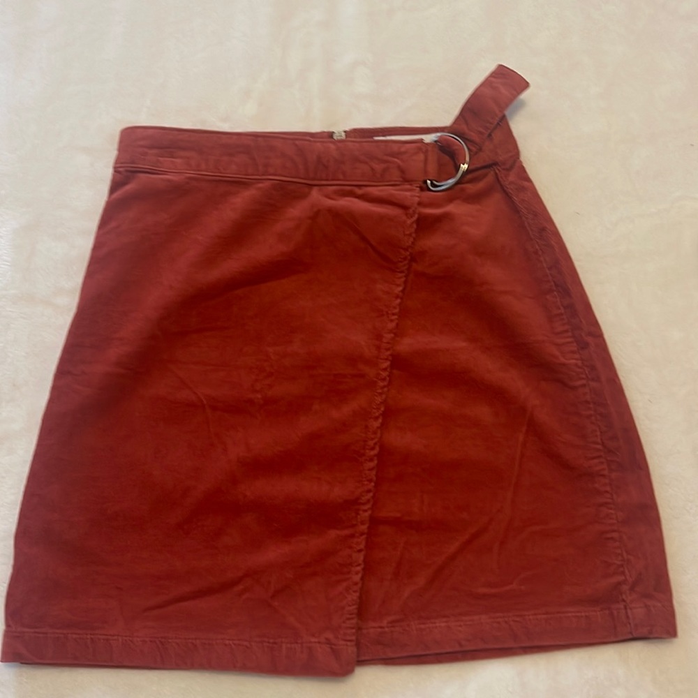 Wrap mini skirt
